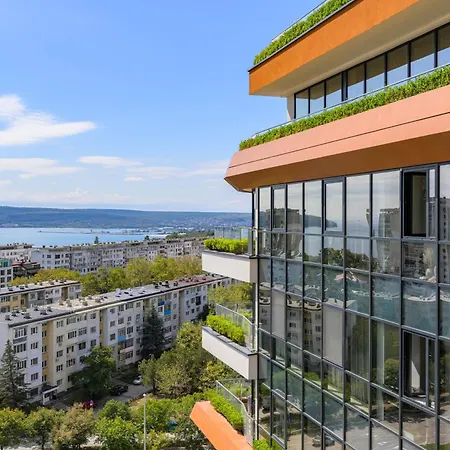公寓 Apartment-4 People- Sea View 瓦爾納